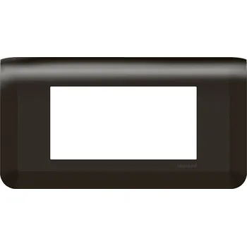 Elektrická zásuvka LEGRAND Rámeček MOSAIC 079054L 4M černý 079054L