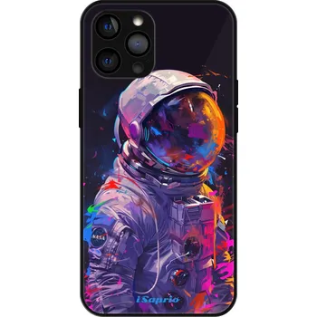 Pouzdro na mobilní telefon iSaprio MagSafe lesklé pouzdro - Apple iPhone 12 Pro - Neon Astronaut (Lesklé MagSafe pouzdro iSaprio pro Apple iPhone 12 Pro - Neon Astronaut - tvrzený skleněný obal a ochranný kryt s elegantním designem a měkkými boky)