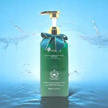 Šampon LUXELUX hedvábný keratinový šampon pro hydrataci vlasů - 500 ml