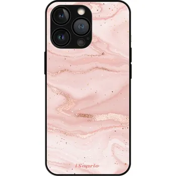 Pouzdro na mobilní telefon iSaprio MagSafe lesklé pouzdro - Apple iPhone 13 Pro Max - RoseGold Marble 10 (Lesklé MagSafe pouzdro iSaprio pro Apple iPhone 13 Pro Max - RoseGold Marble 10 - tvrzený skleněný obal a ochranný kryt s elegantním designem a měkkými boky)