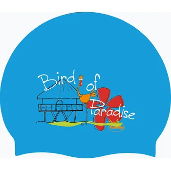 Plavecká čepice Dětská plavecká čepice Fashy 30402 Printed sky blue OS