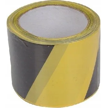 Lepicí páska Výstražná páska žluto-černá Profix 100 m