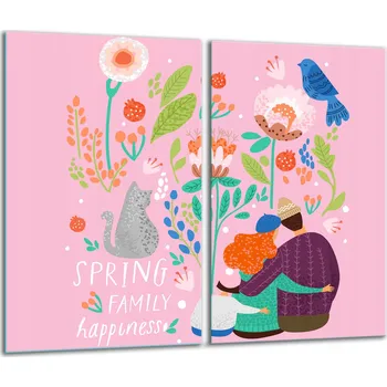 Obraz Krájecí deska TMK ArtDeko sklo 2 ks