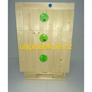 úl palubkový zateplení 2cm s jedním nástavkem 39x24 se dvěma polonástavky 39x17 a s vínitřním víkem a dnem varroa