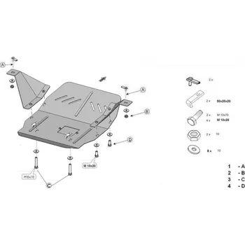 Kryt motoru Kryt pod motor MERCEDES-BENZ SPRINTER 3-T Minibus (906) - Plech - 8595698041593