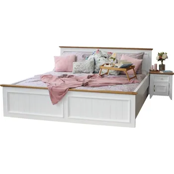 Komoda ARTEN (NANO Systems s.r.o.) Jednolůžková postel FLEUR-L3P (bílá) - úložný prostor ROZMĚR: 90 x 200 cm