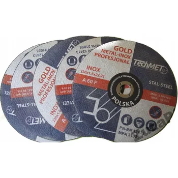 Řezný kotouč KOTOUČ NA ŘEZÁNÍ KOVU 230 x 1,6 GOLD-INOX