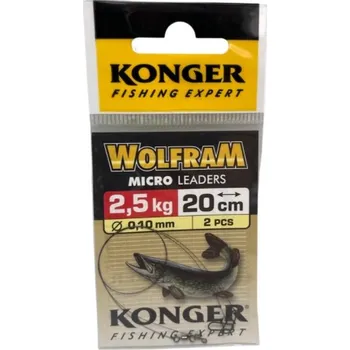 Wolframové návazce Konger, nosnost 2,5 kg, délka 20 cm