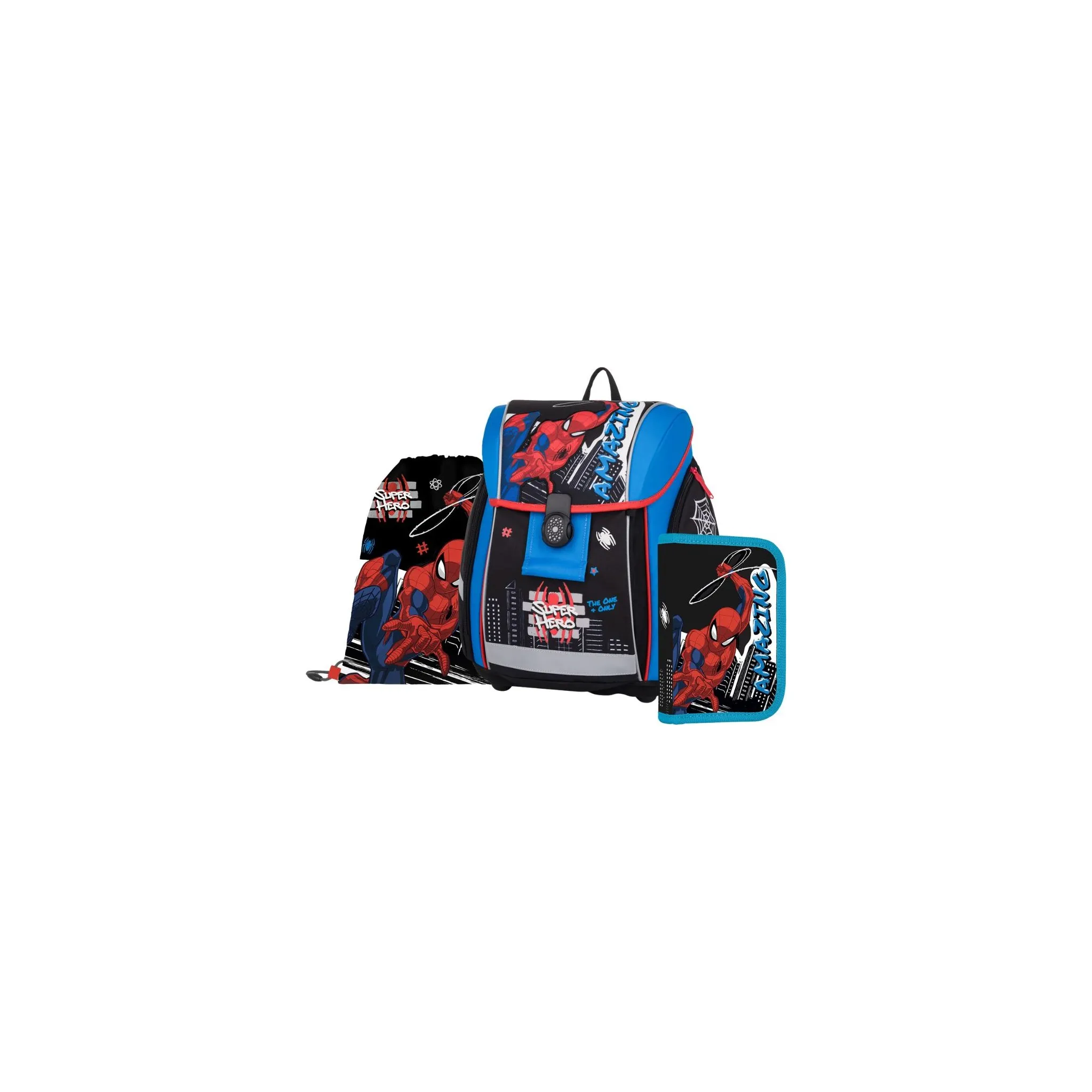 Fotografie 1 - Set školních potřeb Oxybag Premium Light 3dílný set Spiderman 0-90925X