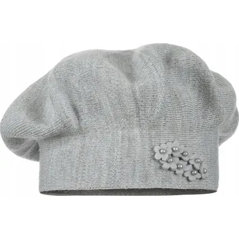 Pokrývka hlavy Majka baret šedý, univerzální velikost, akryl