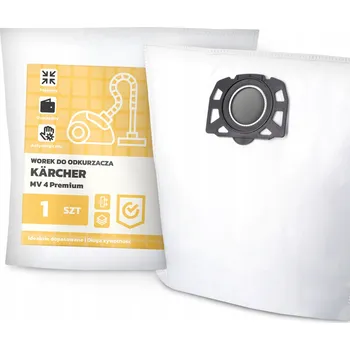 Sáček do vysavače SÁČEK do VYSAVAČE Kärcher MV 4 Premium SYNTETICKÝ TEXTILNÍ VLIESOVÝ G9