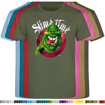 Pánské tričko panske-levne-bavlnene-tricko-digi-potisk-krotitele-duchu Barva: Amazonia green - amazonská zelená, velikost: XL