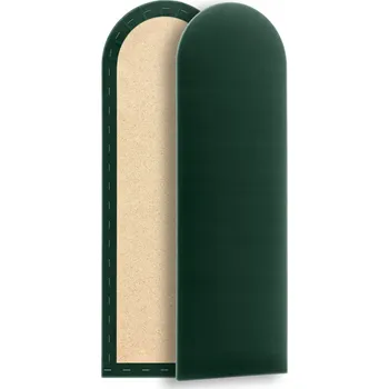 Obraz Čalouněný Panel Nástěnný Panel Plot Butelkowa Zeleň Velurový Oeko-Tex 30x100