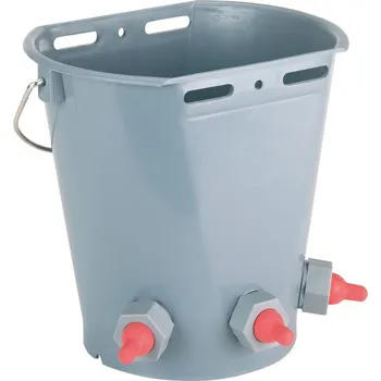 Kbelík napájecí pro jehňata a kůzlata, 3 cucáky