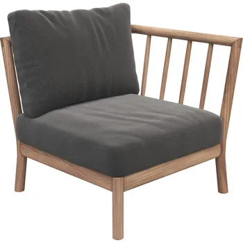 Pohovka FRITZ HANSEN Koncový modul pohovky Tradition, Charcoal