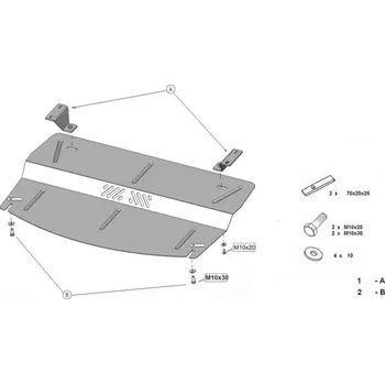 Kryt motoru Kryt pod motor CITROËN C-ELYSEE (DD_) - Plech - 8595698041425