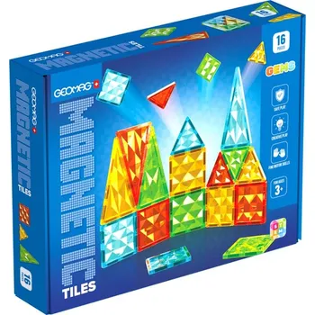 Stavebnice Magnetická stavebnice Geomag 16 dílků