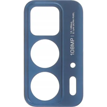 Pouzdro na mobilní telefon Kroužek fotoaparátu, sklo, na ostrůvek fotoaparátu pro Motorola Edge 20 Pro tmavě modré