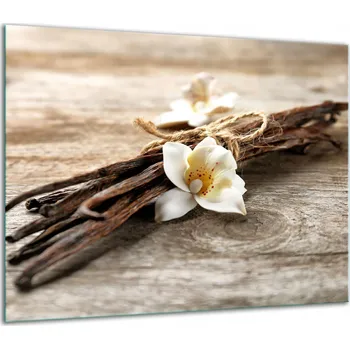 Obraz SKLENĚNÁ OCHRANNÁ DESKA NA SPORÁK 60x52 KVĚT 7v1