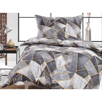 Povlečení Saténový povlak na polštář Marble 40x40