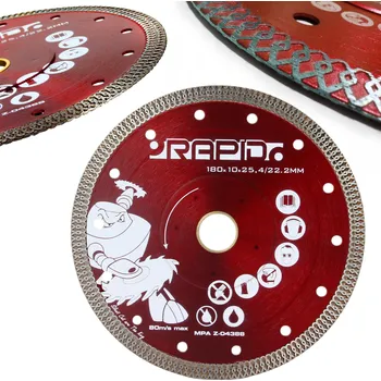 Řezný kotouč Diamantový kotouč Mar-Pol M08708 180x25,4 mm