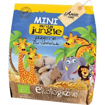 ANIA Bio mini Sušenky Jungle 100g