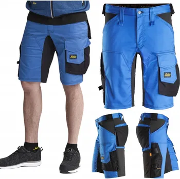 Krátké pracovní kraťasy Snickers AllroundWork 6143 Stretch vel. 56 modré