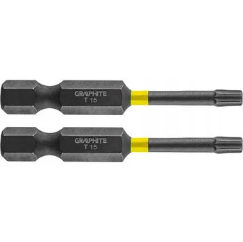 Bit Nárazové bity TX15 x 50 mm 2 ks GRAPHITE 56H524