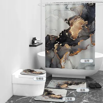 Prostěradlo Textilní sprchový Závěs floraweg 180 x 200 cm