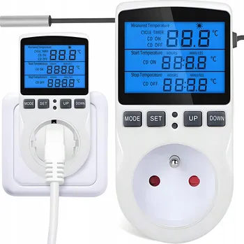 Termostat Regulátor teploty Retoo 16A se sondou -40~120°C