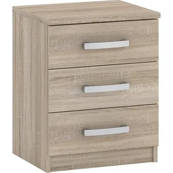 Komoda Nábytek PEGAS s.r.o. Komoda MORTY 3S, Dub Sonoma