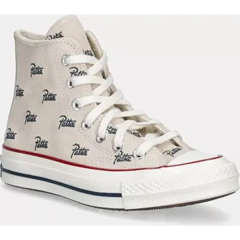 Pánská móda Kecky Converse Converse x Patta Chuck 70, 37, béžová, 02X