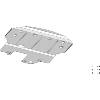 Motor automobilu Kryt pod motor HYUNDAI i40 (VF) - Plech - 8595698041449