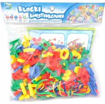 ostatní stavebnice STAVEBNICE ČÍSLA PRO NAVLÉKÁNÍ HRAČKA PRO DĚTI