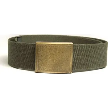 Opasek Bundeswehr Opasek BW polní s přezkou ZELENÝ použitý ZELENÁ - OLIV 110