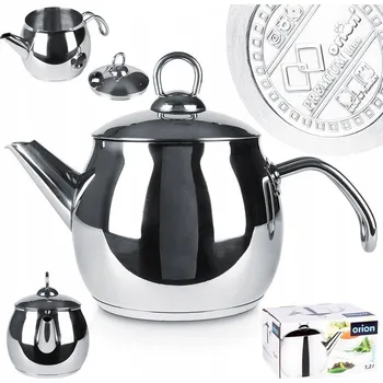 Varná konvice Tradiční ocelová Konvice Orion 1,2 l šedá