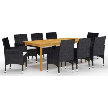 Jídelní stůl a židle VidaXL dřevo 3067859 vícebarevné (multicolor)