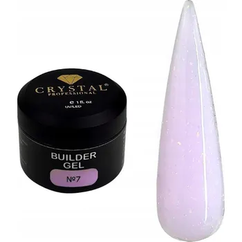 Lak na nehty Stavební gel #7 CRYSTAL PROFESSIONAL, 15 ml stavební gel