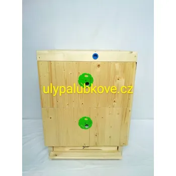 úl palubkový zateplení 2cm se dvěmi nástavky 37x30 Čechoslovák palubkovým víkem a dnem varroa