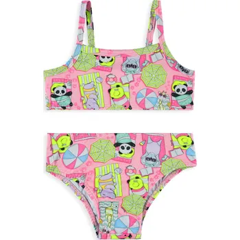 Dívčí plavky Dívčí plavky QUIMBY CRAZY SUMMER růžové Velikost: 104