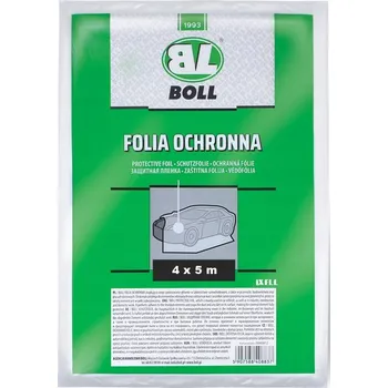 Zakrývací fólie na malování BOLL FÓLIE 4 x 5 m ochranná ZESÍLENÁ standardní velikost 61