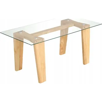 Konferenční stolek Konferenční stolek Costway obdélníkový 100 x 50 x 45 cm, odstíny hnědé