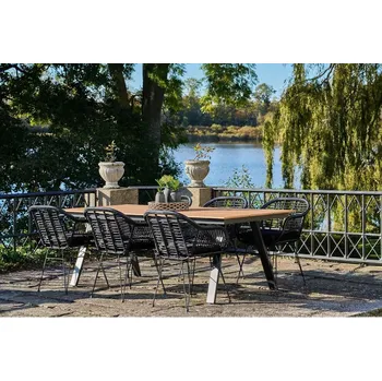 Zahradní stůl Zahradní jídelní stůl Eindride 220 cm přírodní