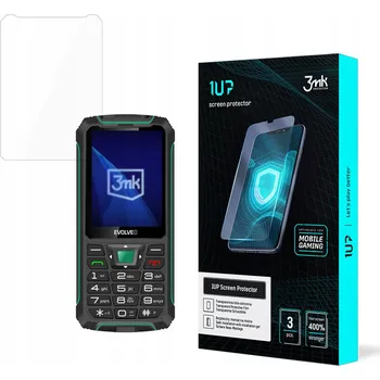 Pouzdro na mobilní telefon 3x Fólie ochranná fólie 3mk 1UP pro Evolveo StrongPhone W4 odolná
