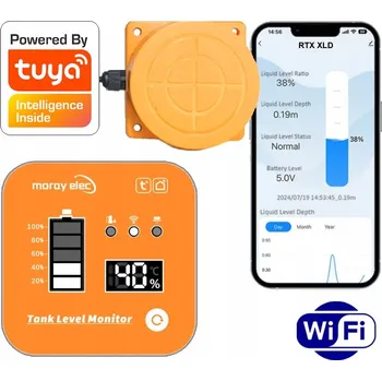 IP kamera RTX Měřič hladiny vody/kapaliny s displejem WiFi TUYA Smart