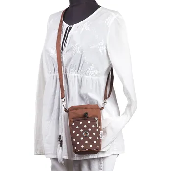 Pamlskovník Iridog Pamlskovník HAPPY hnědý s puntíky v17 cm x průměr 11 cm