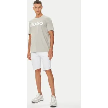 Pánské tričko Hugo T-Shirt Dulivio 50467556 Šedá Regular Fit XXL