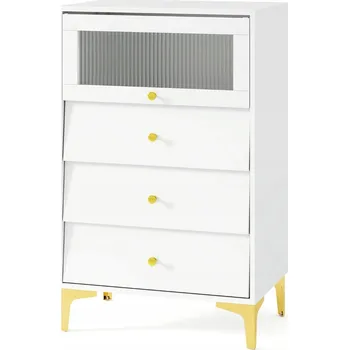 Komoda Komoda se 3 zásuvkami Bílý příborník