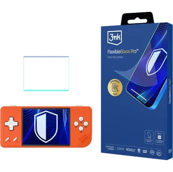 Pouzdro na mobilní telefon Hybridní Sklo na displej pro Anbernic RG28xx - 3mk FlexibleGlass Pro