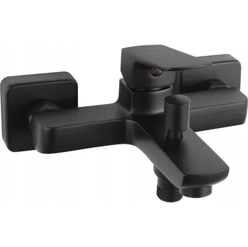 Vodovodní baterie Jednopáková nástěnná vanová a sprchová baterie Ferro VerdeLine černá